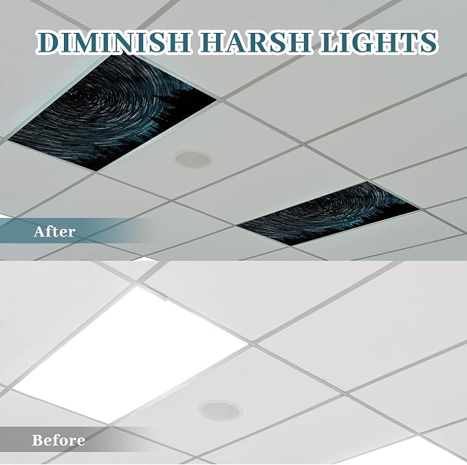 Patelai 4 x 2 Feet Fabric Fluorescent Light Cover - Image 2