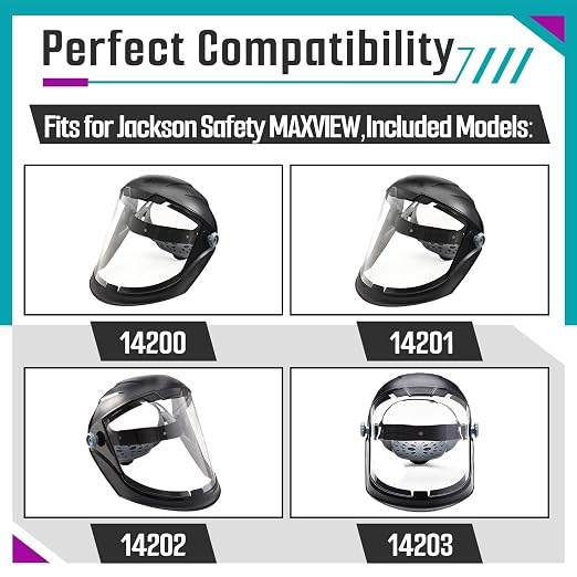 4 Pcs Face Shield Replacement Window Compatible - Image 4
