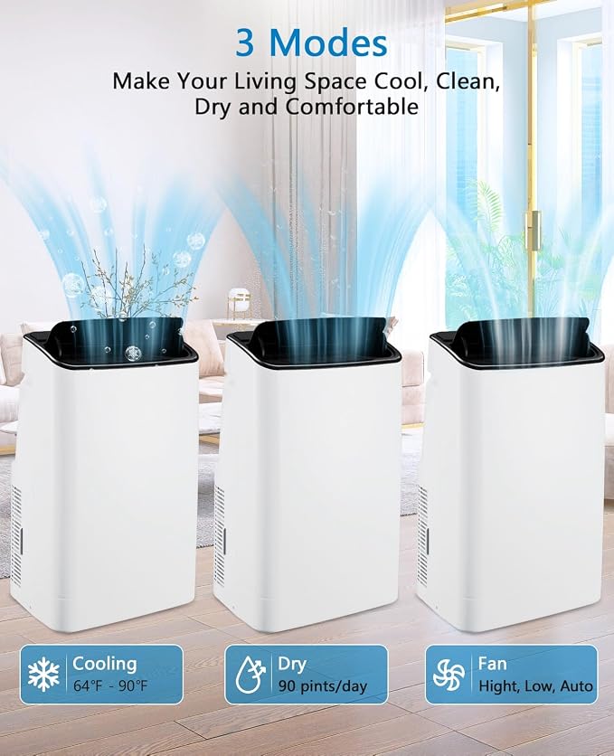 14, 000 BTUs Portable Air Conditioner - Image 4