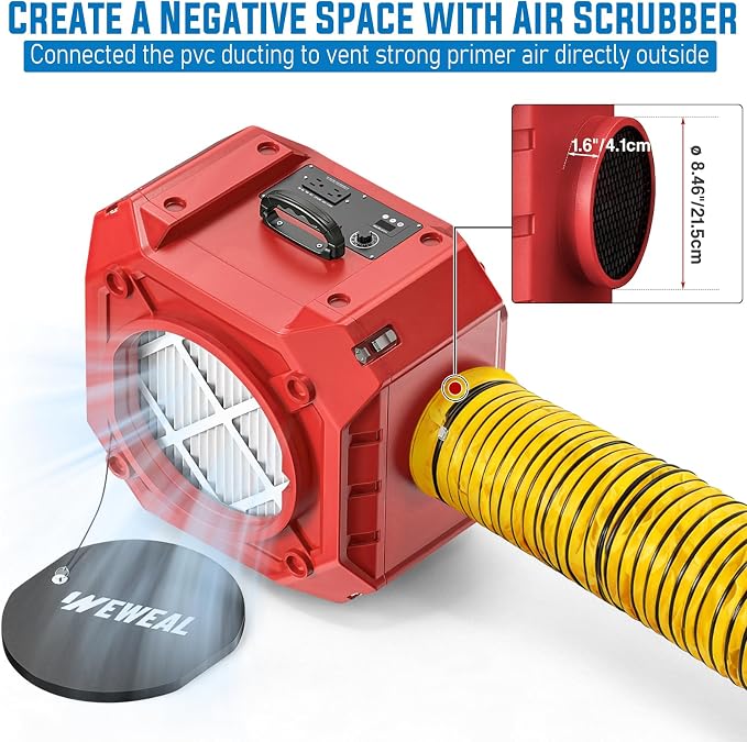 Commercial Air Scrubber, Negative Air Machine - Image 3
