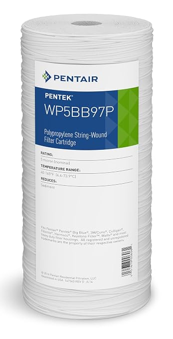 Pentair Pentek WP5BB97P Big Blue Sediment Water Filter, Whole House by PENTAIRPENTEK