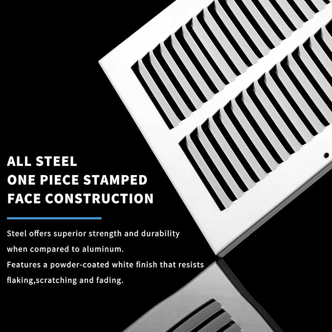 16x20 Return Air Grille, Air Return Vent Cover, Flat Vent Cover, Rejillas De - Image 3