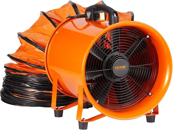 VEVOR Air Mover Blower Fan 8 Inch, 1070CFM 195W - Image 9