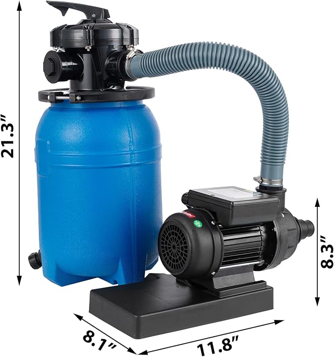10'' Sand Pool Filter System 10000 Gallon Sand Filter - Image 2