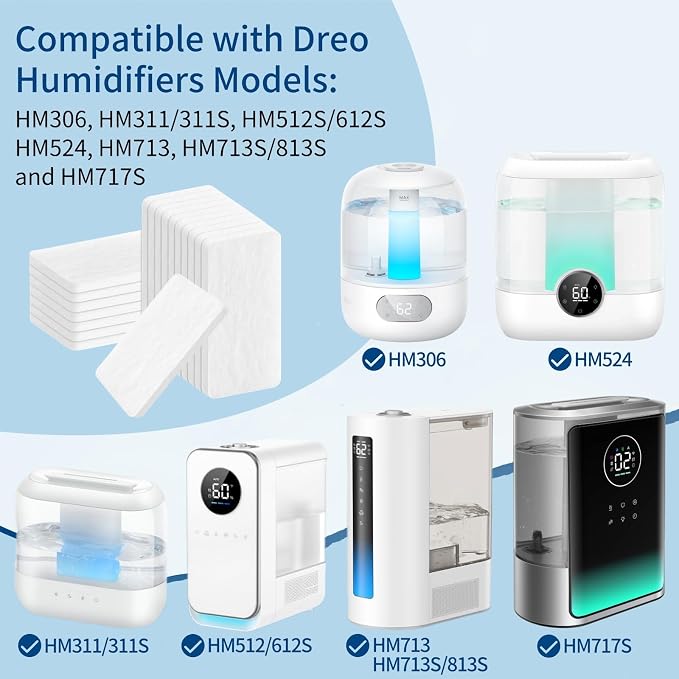 48-Pack Humidifier Aroma Pad Compatible - Image 2