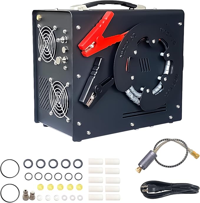 Pcp Air Compressor, Built-in Converter/Water-Oil Filter, Auto Stop, Oil/Water by NDCYJGPCPAIRPUMP