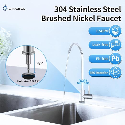 WINGSOL Under Sink Water Filter - Image 7