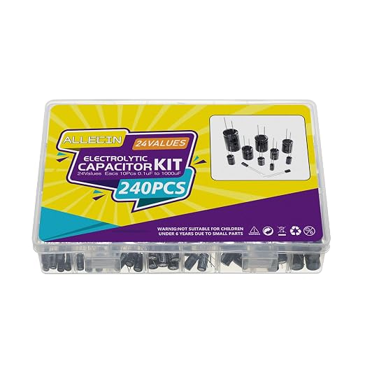 24 Values Electrolytic Capacitor Assortment Kit from 0.1uF to 1000uF 10V 16V - Image 5