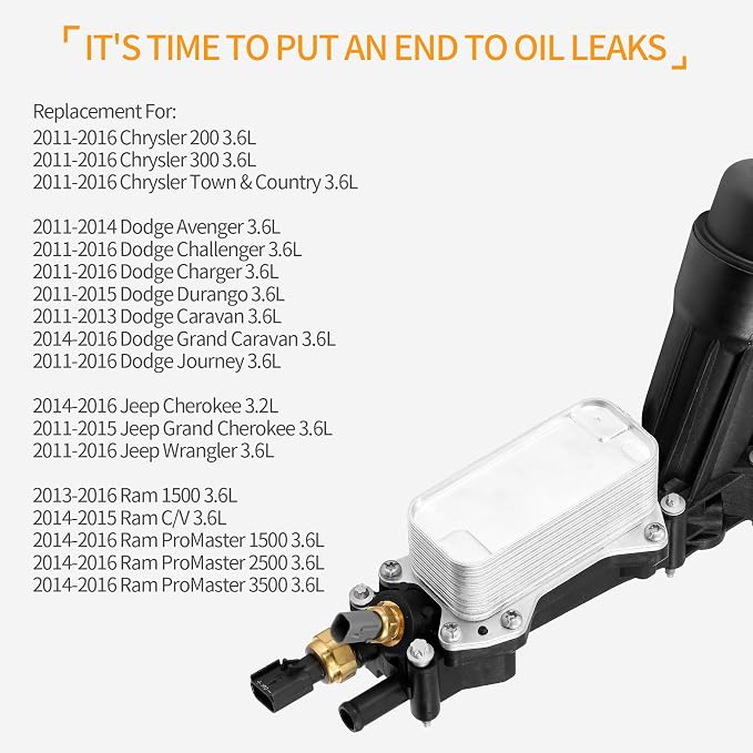 Oil Cooler Oil Filter Housing - Image 5