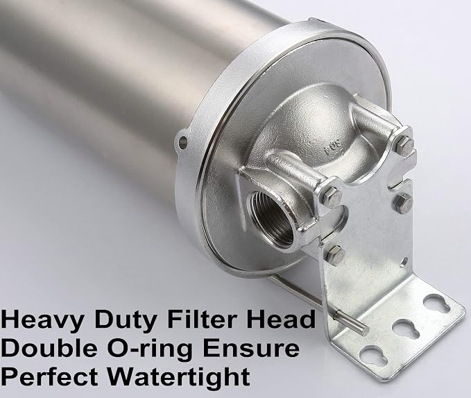 Amwater NSF/ANSI 42 Certification Jumbo Stainless Steel Filter Housing - Image 6