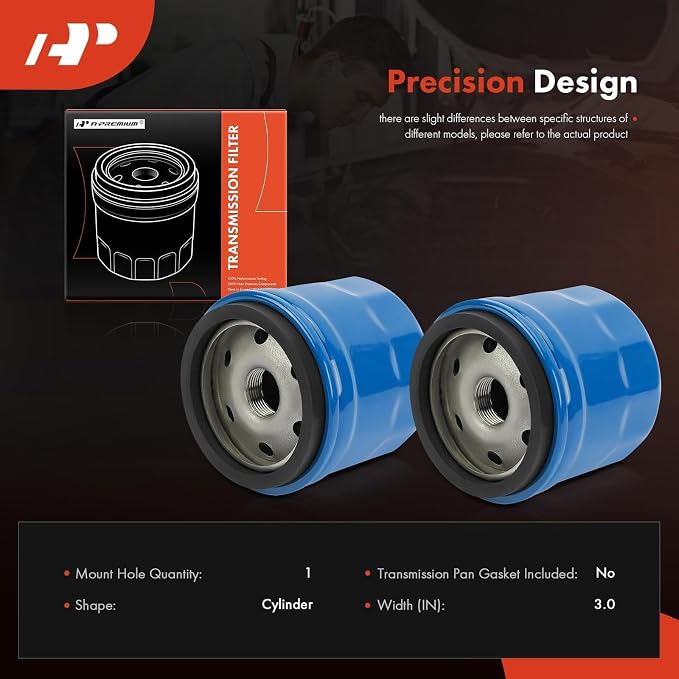 A-Premium 2 x Spin-on Automatic Transmission Fluid Filter, Compatible - Image 5