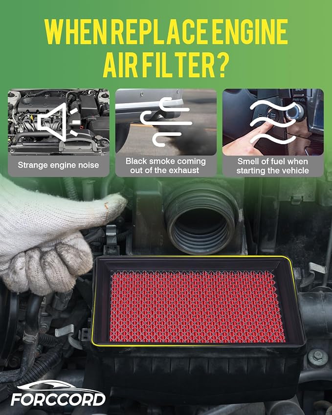 2-Pack Engine Air Filter Fits for 19-12 Nissan Versa, 22-12 March, 19-14 Versa - Image 6