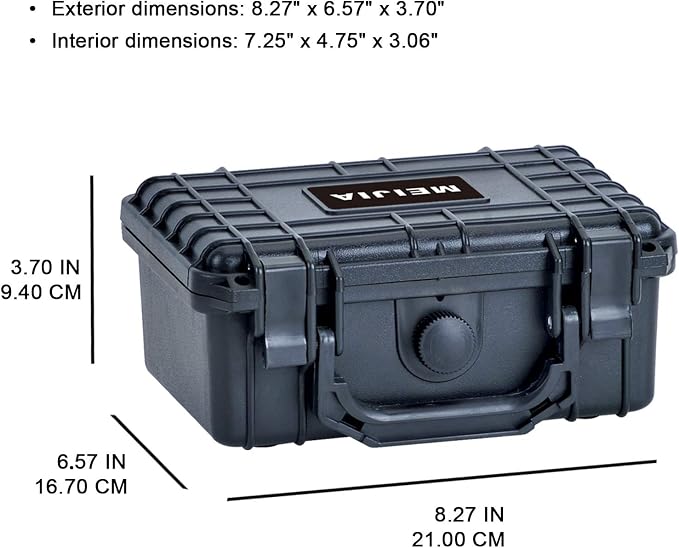 MEIJIA Portable All Weather IP67 Waterproof Protective Case, Hard Case - Image 2