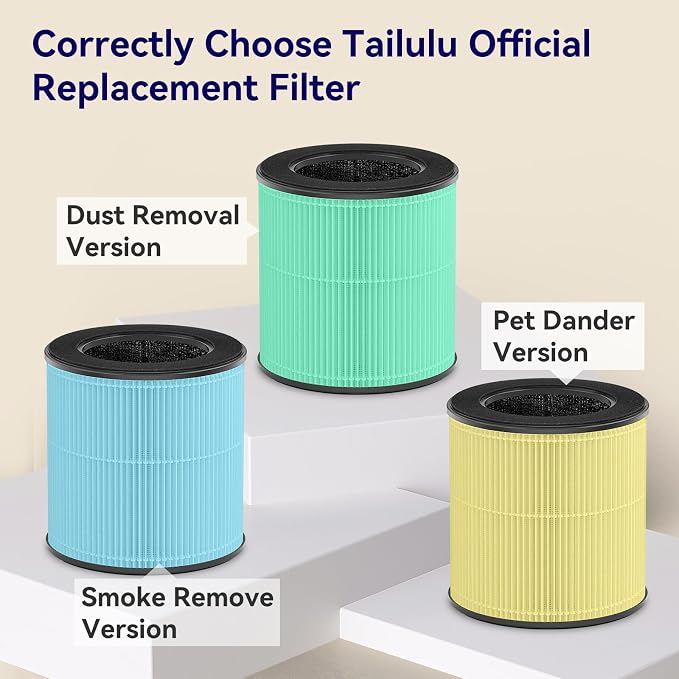 Air Purifiers for Bedroom Home, Tailulu H14 True HEPA Air Purifier Filter - Image 9