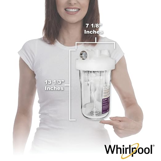 Whirlpool 10" x 4.5" Large Capacity Whole House Water Filter Housing WHKF-DWHBB - Image 4