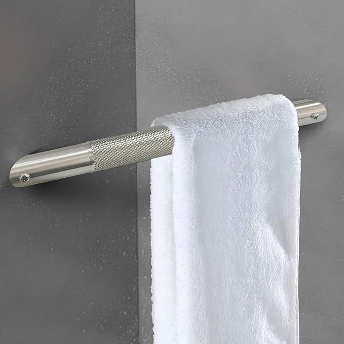 Shower Foot Rest for Shaving Legs Shower Foot Stool- Wall Mounted Bathtub Foot Rest Stainless Steel 304 Foot Rset Bar- Brushed Nickel