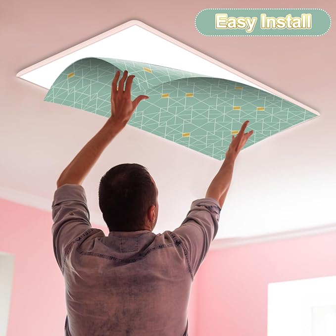 6Pcs Fluorescent Light Covers for Classroom Ceiling Lights, 4 x 2 Feet - Image 4