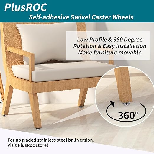 Self Adhesive Caster Wheels 1 Inch - Image 5