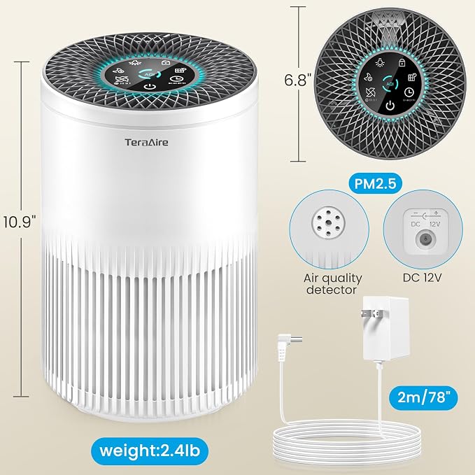 Air Purifiers for Bedroom Home, Air Purifier - Image 7