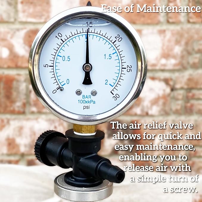 DEX2400S Air Relief Valve and Gauge Adapter Assembly Compatible - Image 3