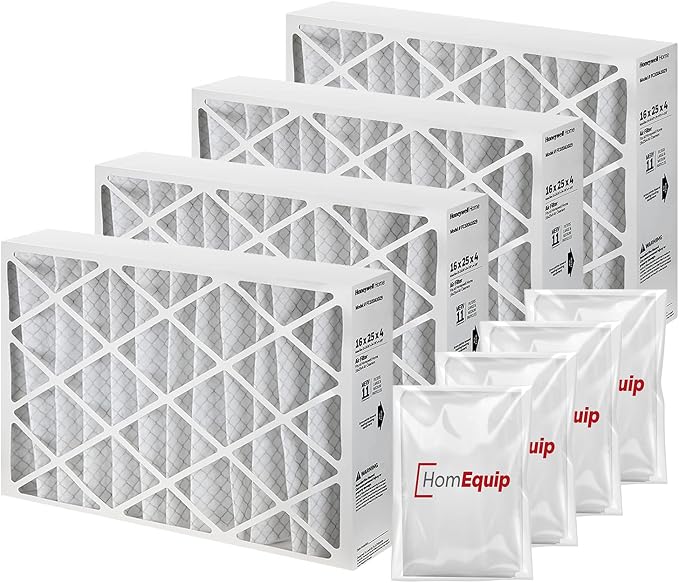 Furnace Filters 16x25x4 by HOMEQUIP