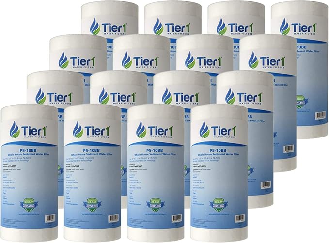 Tier1 5 Micron 10 x 4.5 Water Filter | Spun Wound Polypropylene Whole House by Tier1