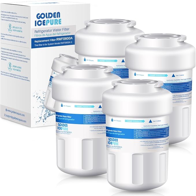 GOLDEN ICEPURE RWF0600A Refrigerator Water Filter Replacement by GOLDENICEPURE