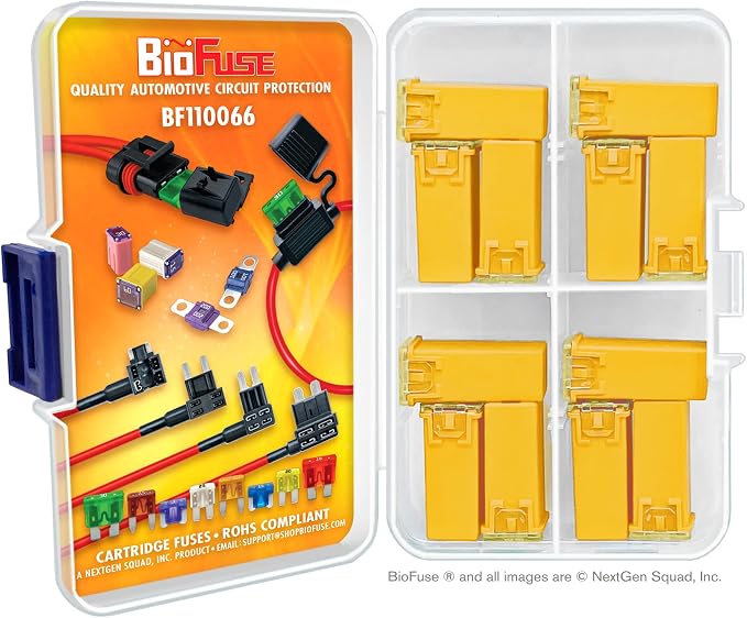 60A JCASE 12-Piece Cartridge Fuse Set. Fits Most: Nissan, and Ford - Image 2