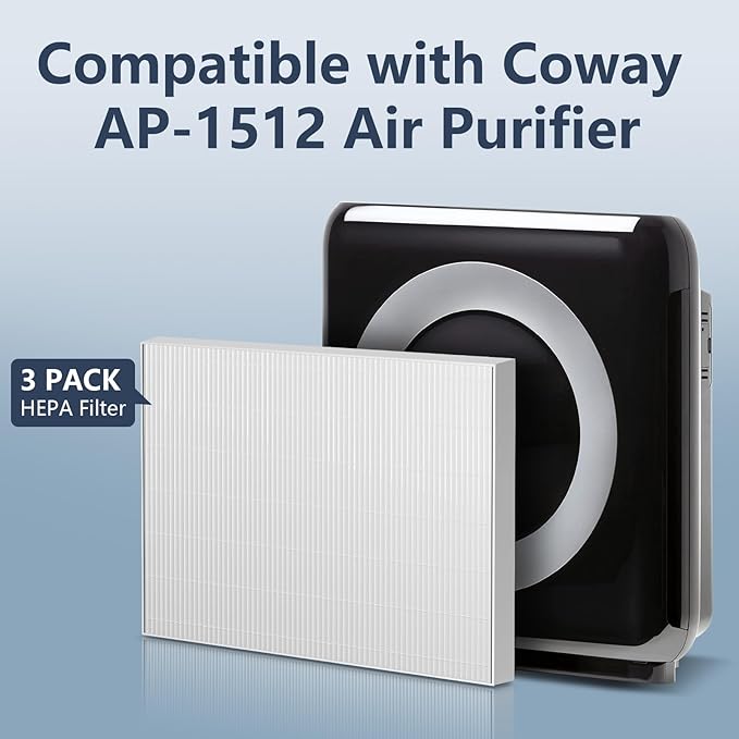 3 Pack AP-1512HH Air Purifier Replacement Filter - Image 3