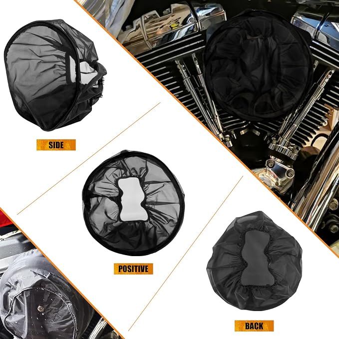 Air Filter Rain Sock Cover Dustproof Waterproof Air Filter Protective Cover Fit - Image 3