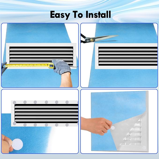 14 x 140" Air Vent Filters, Cut-to-Size MERV 8 Filter Material, Triple Layer - Image 6