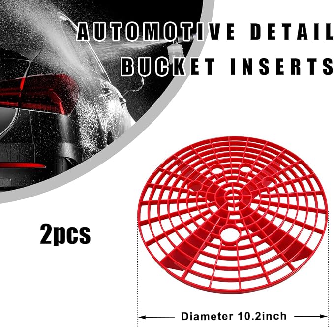 2 PCS Car Wash Bucket Insert, Dirt Guard Bucket Insert Helps Remove Dirt Debris - Image 2