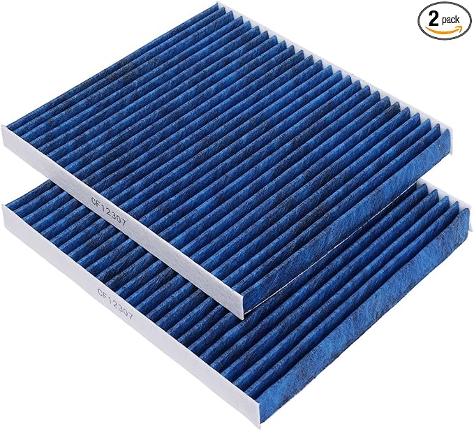 2-Pack Cabin Air Filter Fits for JEEP CHEROKEE 2019-2023 Activated Carbon Cabin by Forccord