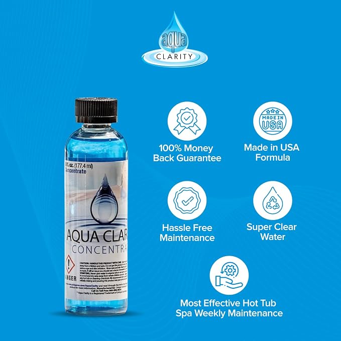 3-in-1 Hot Tub Cleaner, Clarifier & Conditioner, Eliminate The Need to Purge & - Image 3