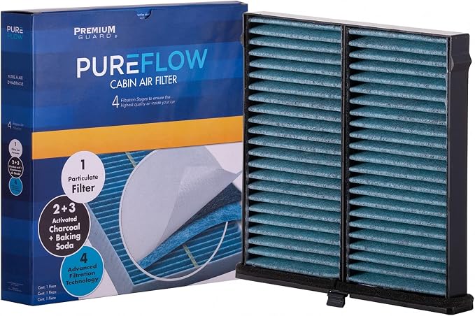 PUREFLOW PC99195X Cabin Air Filter | Fits 2016-2024 Mazda CX-3 2.0L; 2016-2021 by PremiumGuard