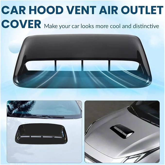 Car Universal Hood Vent Air Outlet Cover Compatible - Image 7