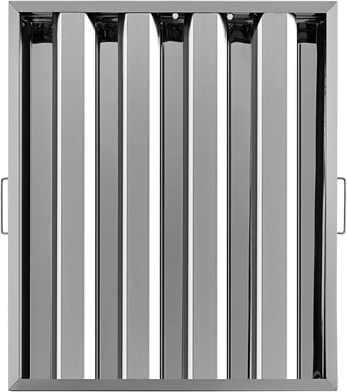 VBENLEM Pack of 6 Hood Filters 19.5W x 24.5H Inch, 430 Stainless Steel 4 - Image 9