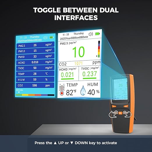 Air Quality Monitor, Indoor Air Quality Tester - Image 3