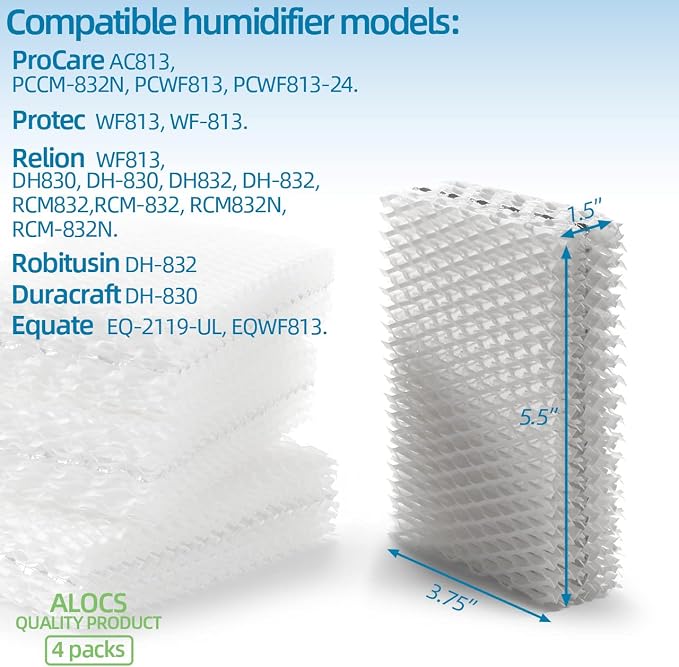 Alocs WF813 Humidifier Filter Replacement - Image 5