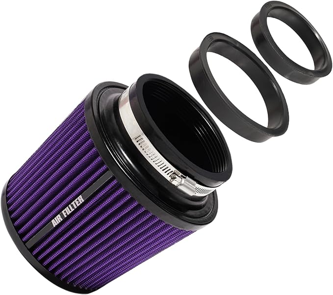 3" 3.5" 4" Inlet Car Replacement Cold Air Intake Filter 76mm 89mm 102mm 3 Sizes by Unknown