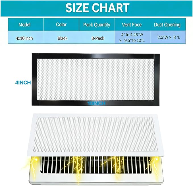 Floor Vent Covers Magnetic - Image 5