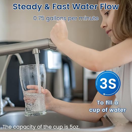 Vortopt Under Sink Water Filter System, NSF/ANSI 42 Certified Water Purifier - Image 6