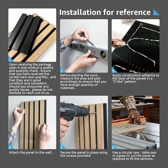 Wood Slat Wall Panel, 3D Soundproof Wall Panels, Large Acoustic Panels - Image 6