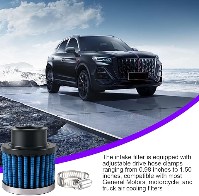 Zpana Car Air Intake Filter, Hight Flow Performance Auto Crankcase Breather - Image 5