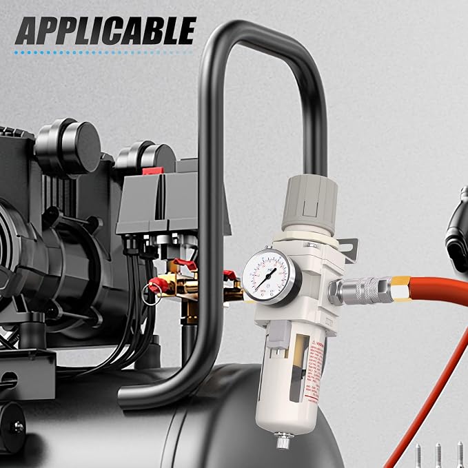 3/8" NPT Air Drying System, 5 Micron Air Line Filter - Image 7