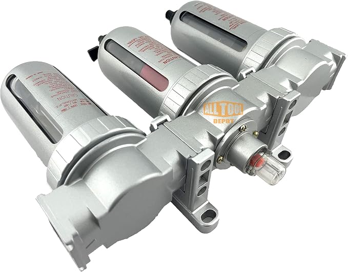 3/8" NPT MID FLOW 3 Stages Filter Coalescing Desiccant Dryer System - Image 4