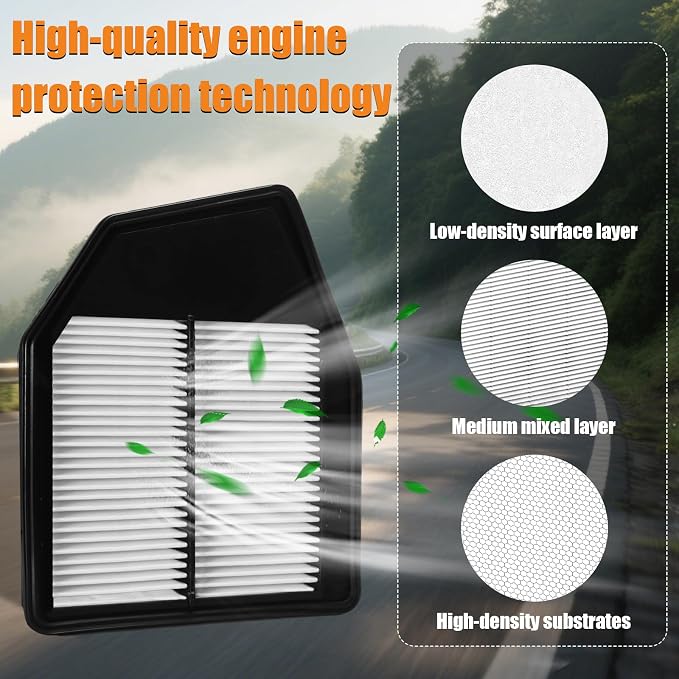 Engine Air Filter 17220-R40-A00 Compatible - Image 5