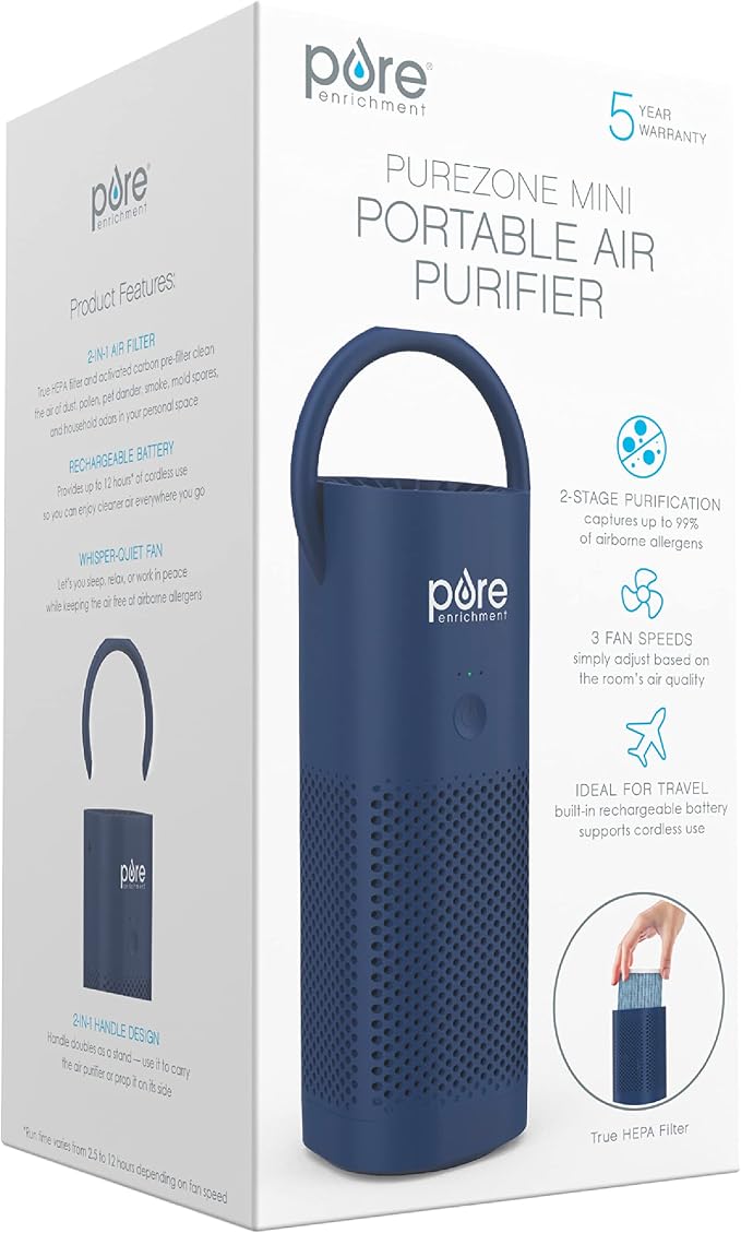 Pure Enrichment PureZone Mini Portable Air Purifier - Image 8