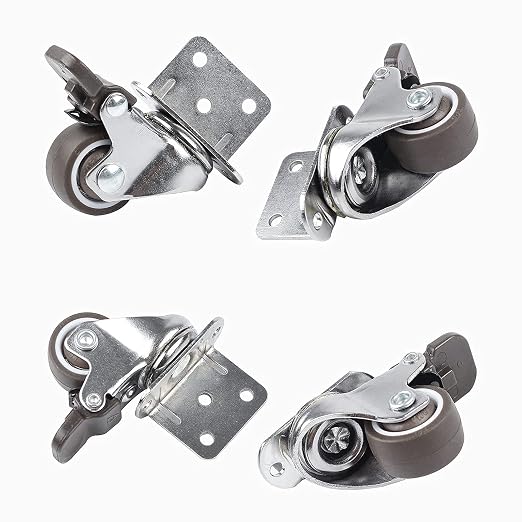 HOWDIA 1" Swivel Plate Caster Wheels - Image 5