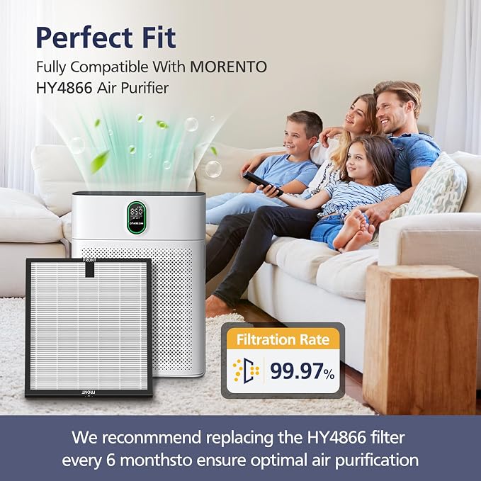 HY4866 Filters Compatible with MORENTO HY4866, WESTHEY HY4866, YIOU M1 Air - Image 5